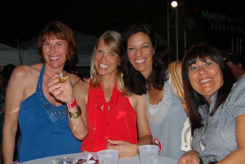 chill under the stars four women smiling